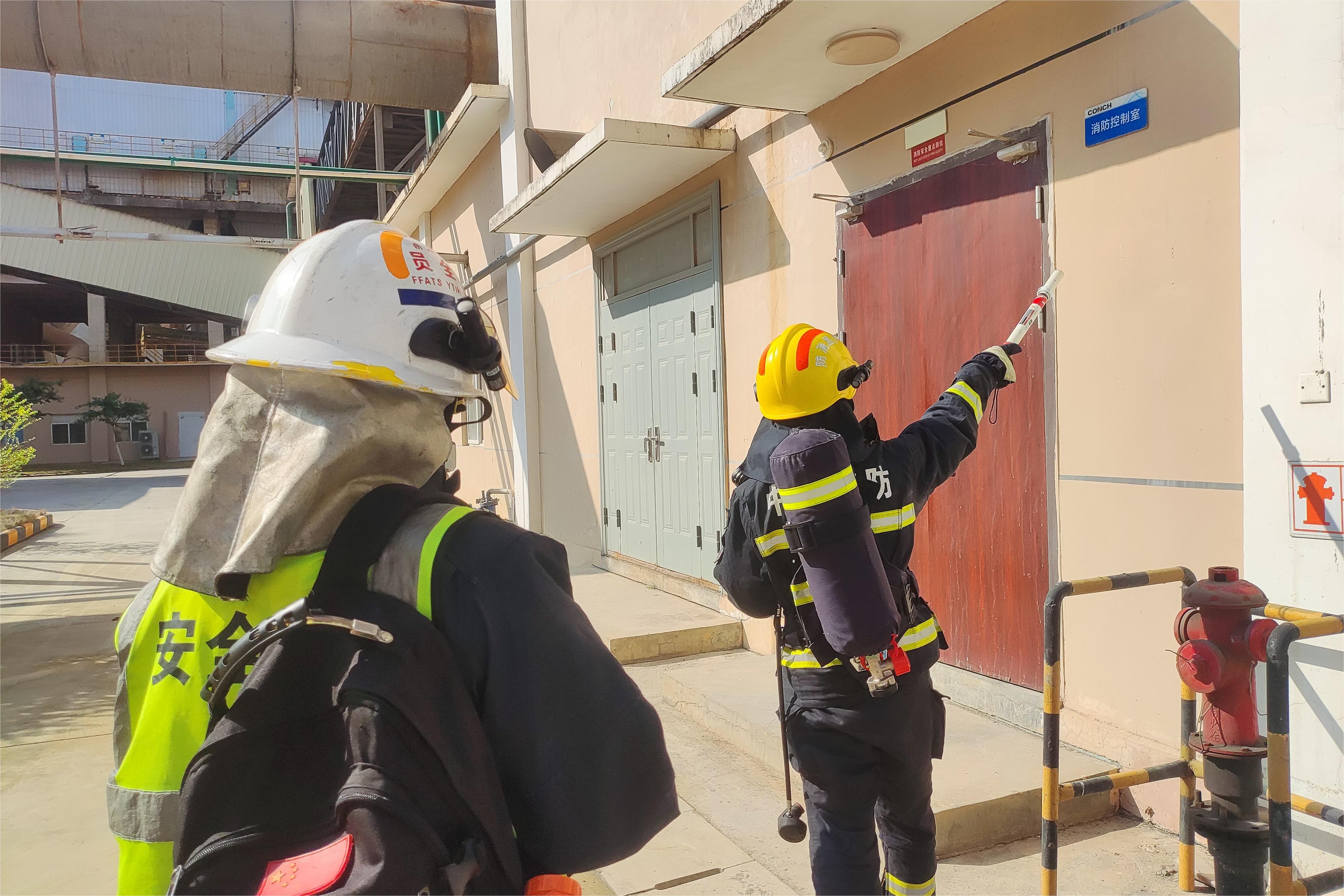 联动共建安全屏障，齐抓共管防患未然——隆安环保联合县消防大队开展消防安全演练